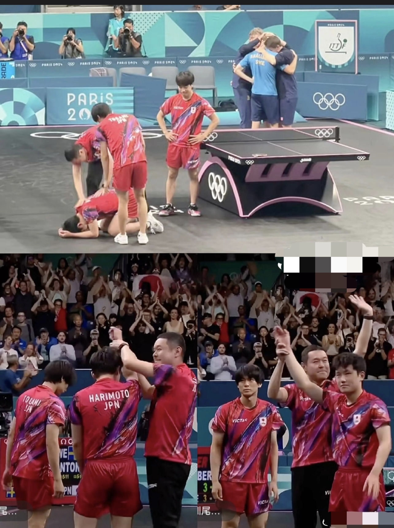 包含瑞典队横扫德国队，张本智和惊艳四座的词条